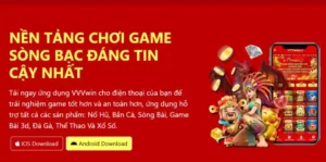 Thủ tục tải app Vvvwin trên di động Android